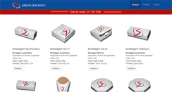 Desktop Screenshot of graficadombosco.net