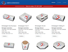 Tablet Screenshot of graficadombosco.net